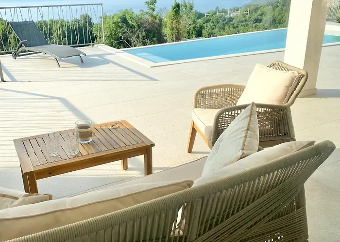 Maritima Opatija-meerblick-infinity Pool-luxus-relax Villa