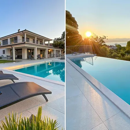 Maritima Opatija-meerblick-infinity Pool-luxus-relax Villa Opatija