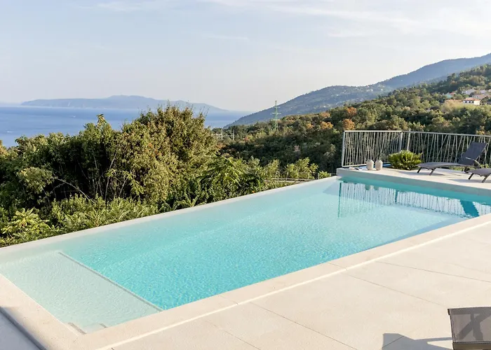 Maritima Opatija-meerblick-infinity Pool-luxus-relax Villa