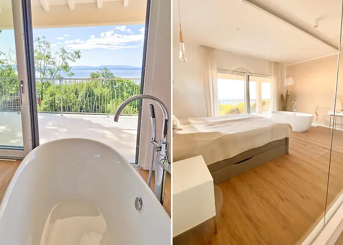 Maritima Opatija-meerblick-infinity Pool-luxus-relax Villa Abbázia